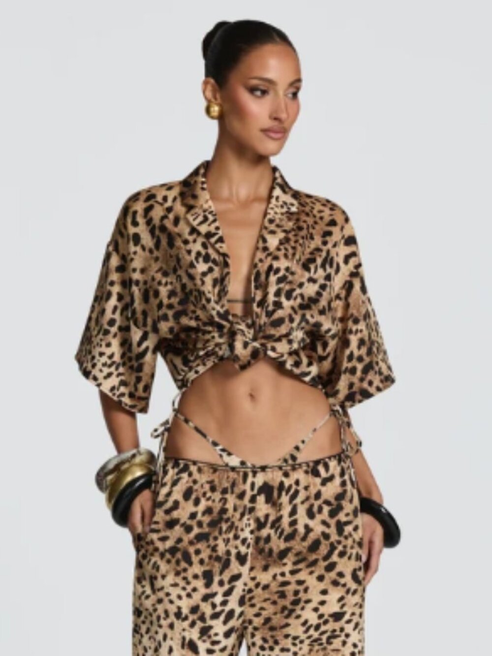 BABYBOO Soleil Shirt - Leopard Print